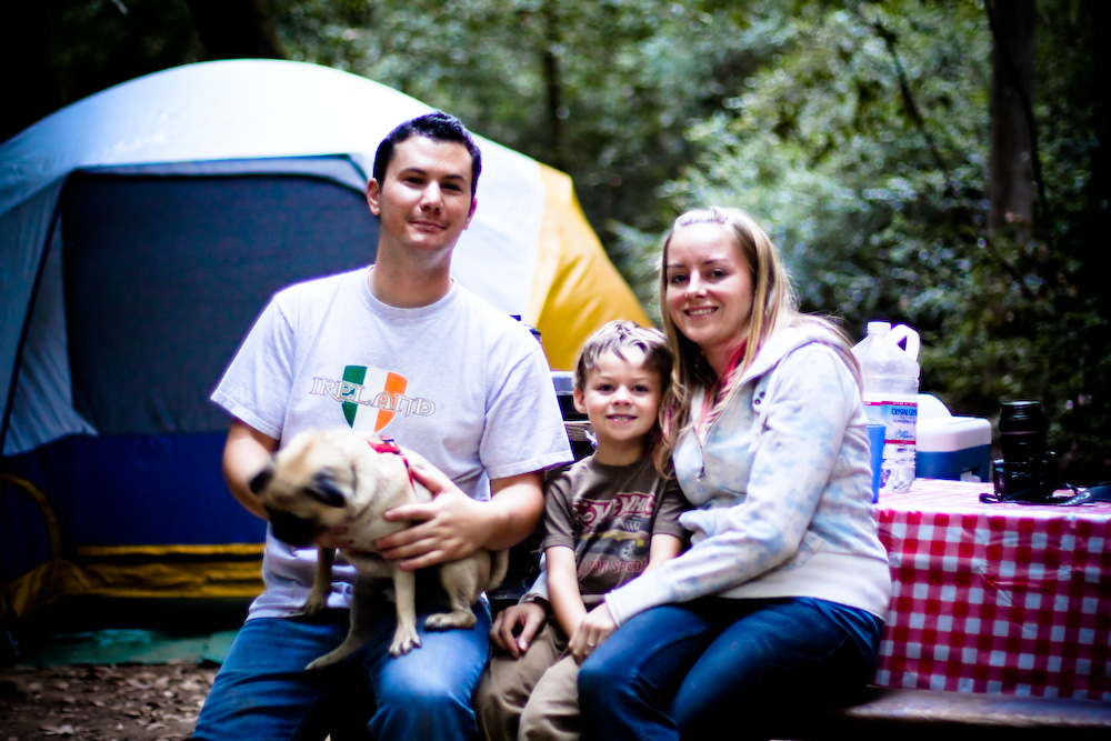 Camping in the California Redwoods