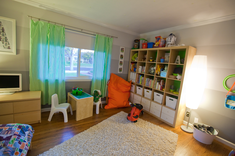Bright colored Kids room