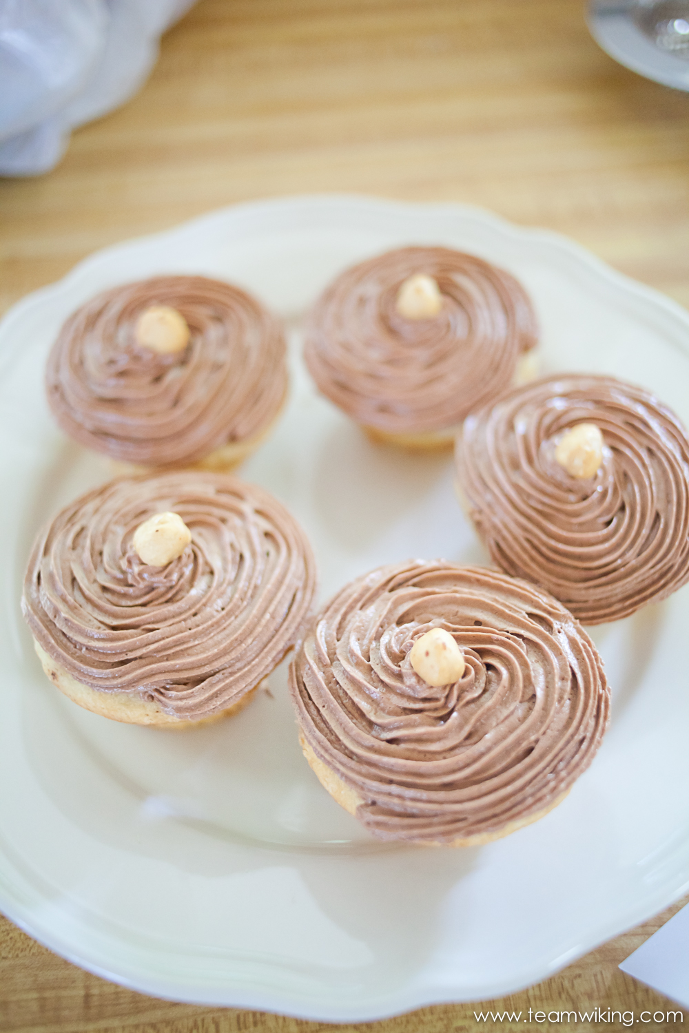 Hazelnut Nutella Cupcakes