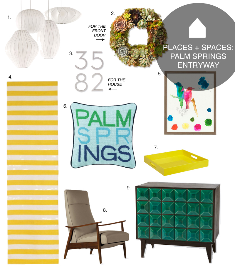 Places + Spaces: Palm Springs Entryway