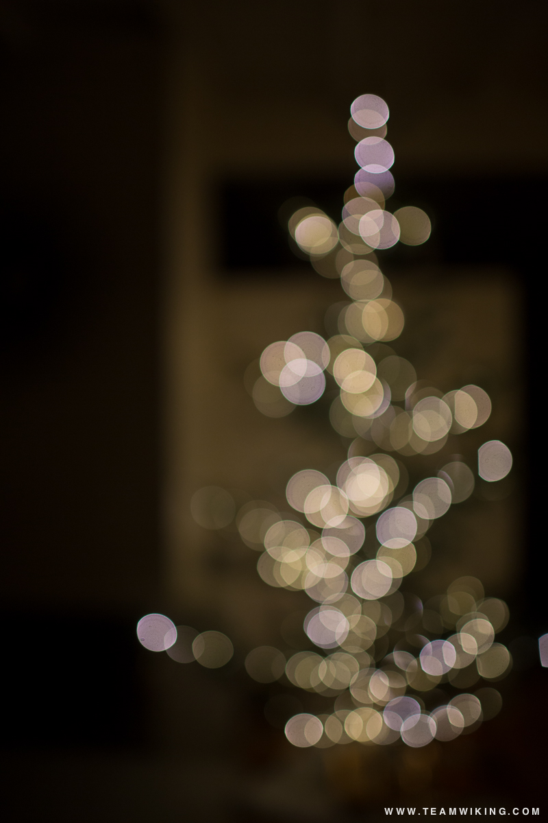 Christmas tree bokeh photography tips.