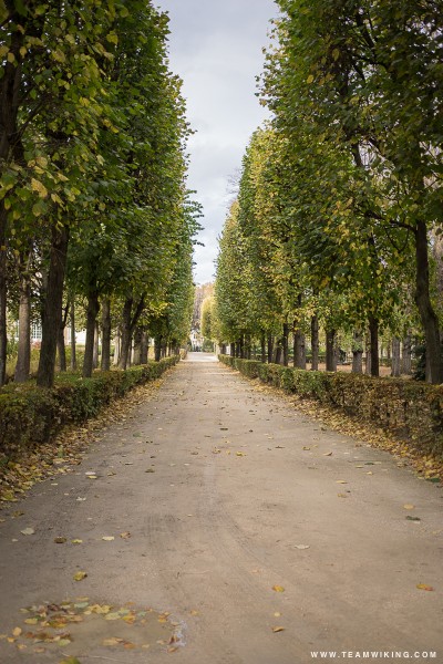 Walkway in Paris, France