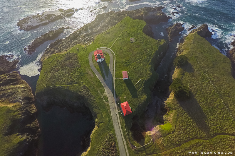 Aerial View of Point Cabrillo Light Station - Guide to Mendocino County