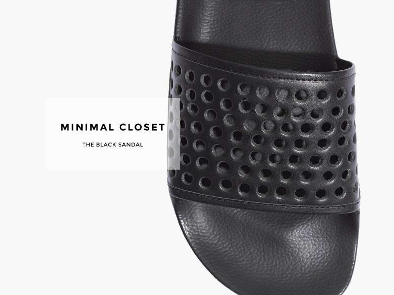 Minimal Closet / Favorite Black Sandals