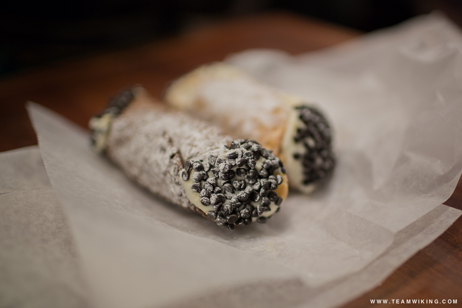 Cannoli from Mike's Pastry in Boston