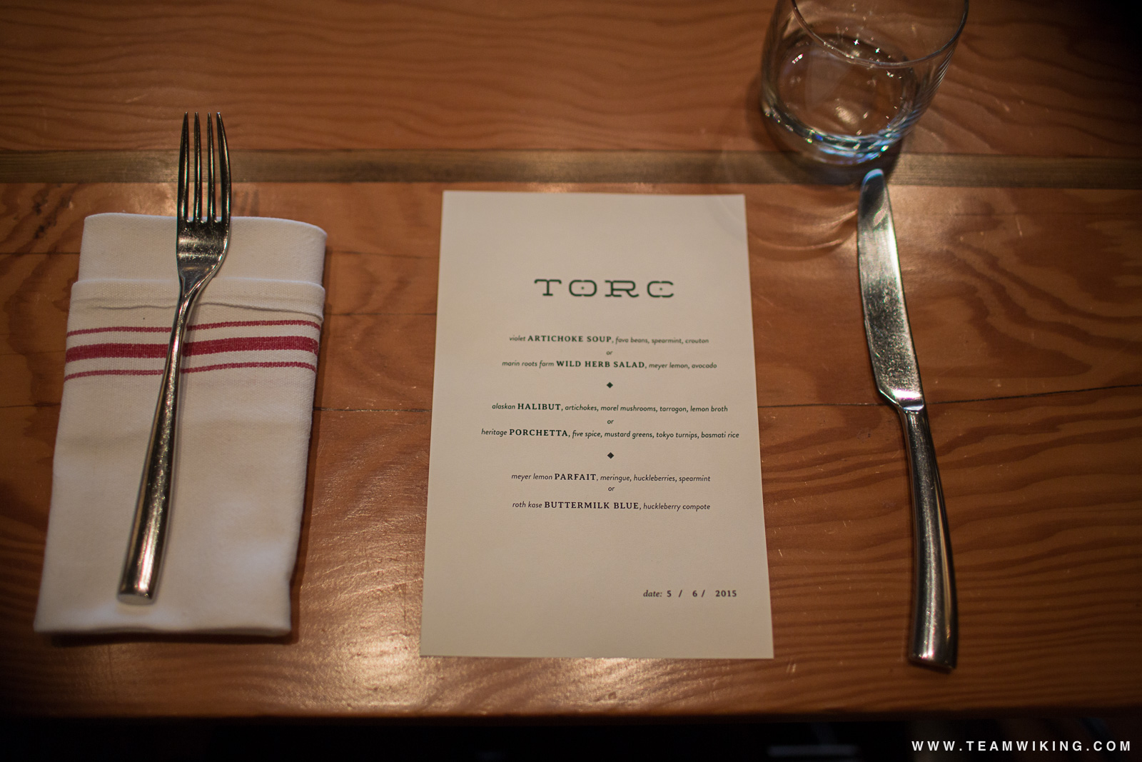 Torc in Downtown Napa