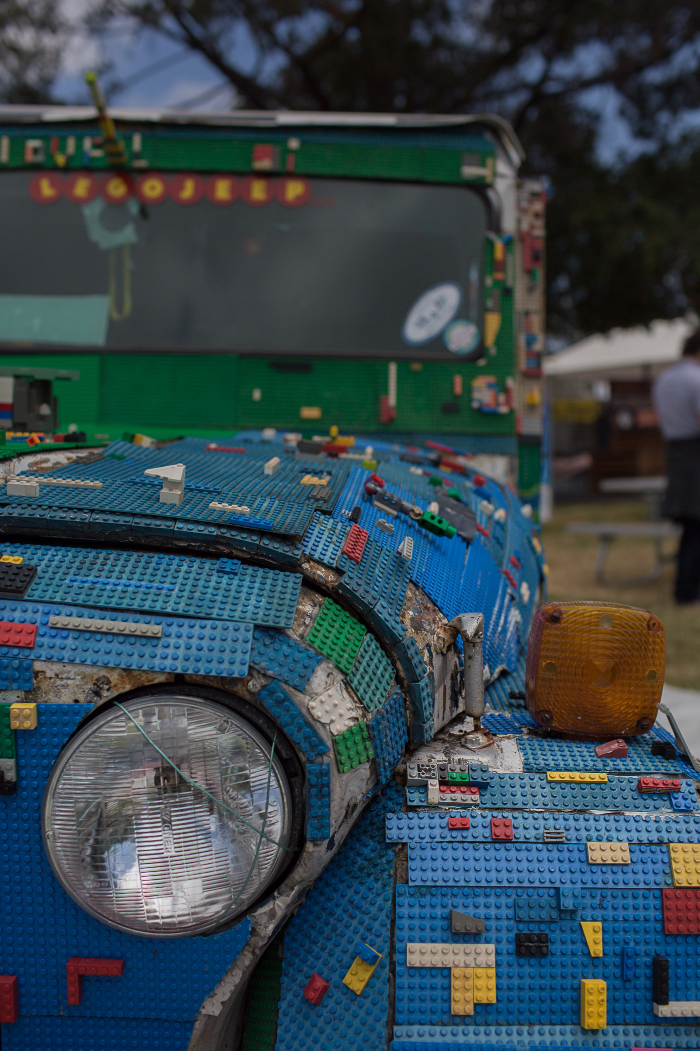 Lego Jeep at Maker Faire 2015
