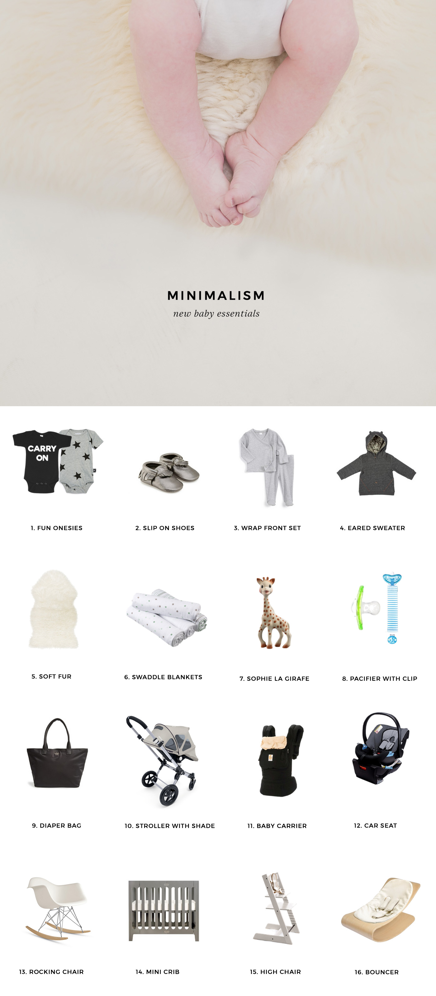 Minimalist Baby Essentials