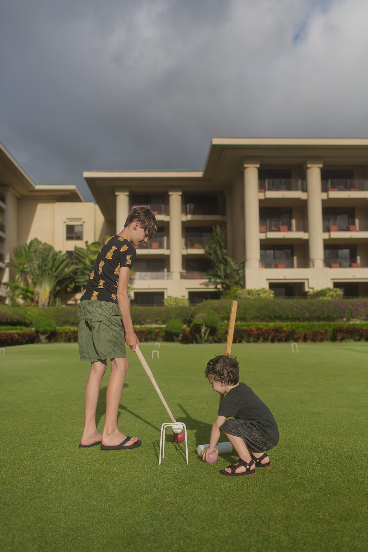 Croquet at Four Seasons Resort Maui