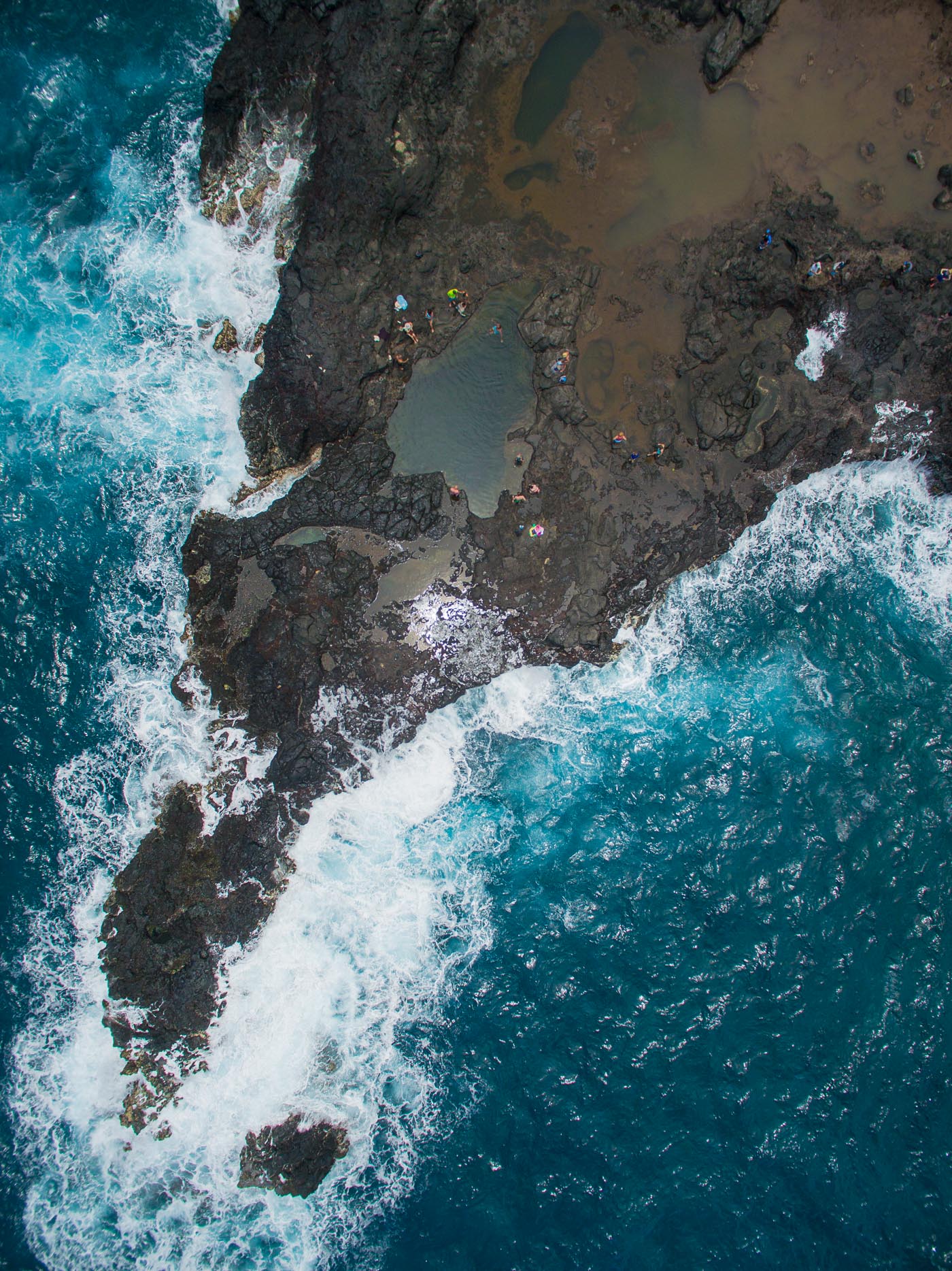 Olivine Pools from above