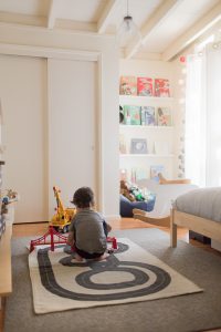 Stylish scandinavian inspired toddler room
