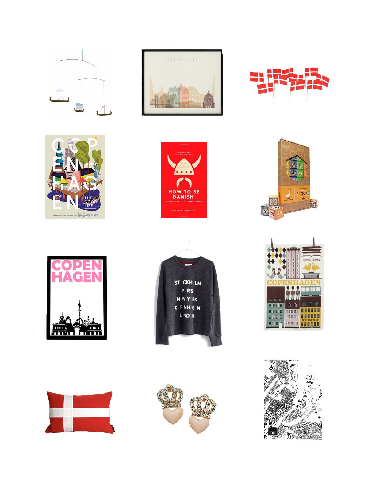 Goods inspired by Copenhagen. Try these long lasting useful items instead of traditional souvenirs!