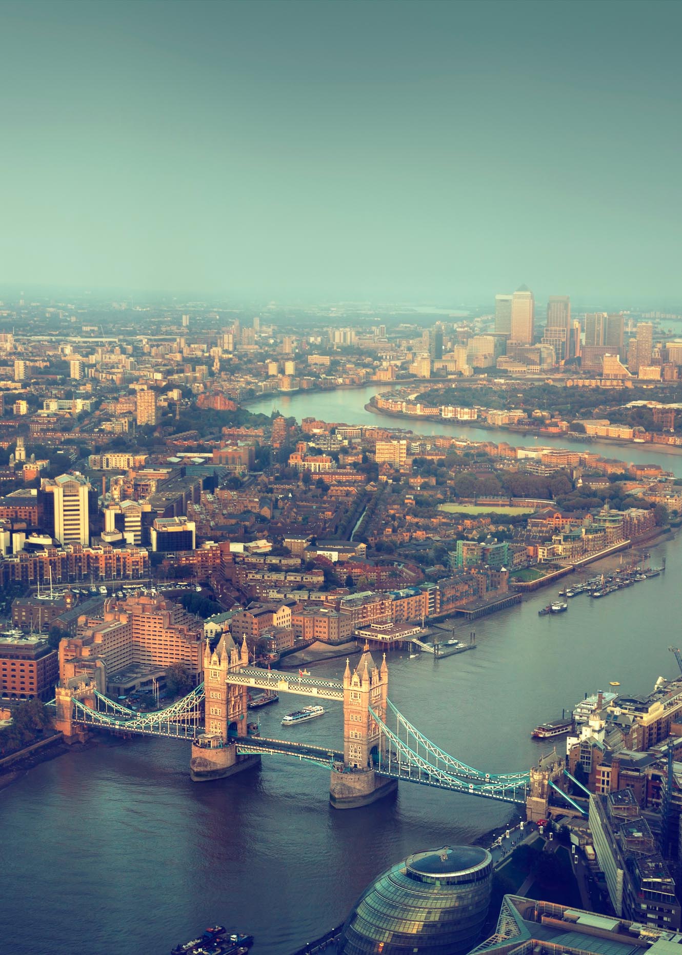 London (bridge) from above