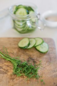 How to make Syltede Agurker (Danish Cucumber Salad)