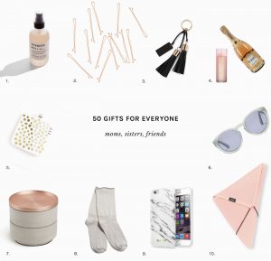 Perfect gifts for the moms, sisters, wives, girlfriends, or friends in your life. Part of a well-curated gift guide for everyone in your life.