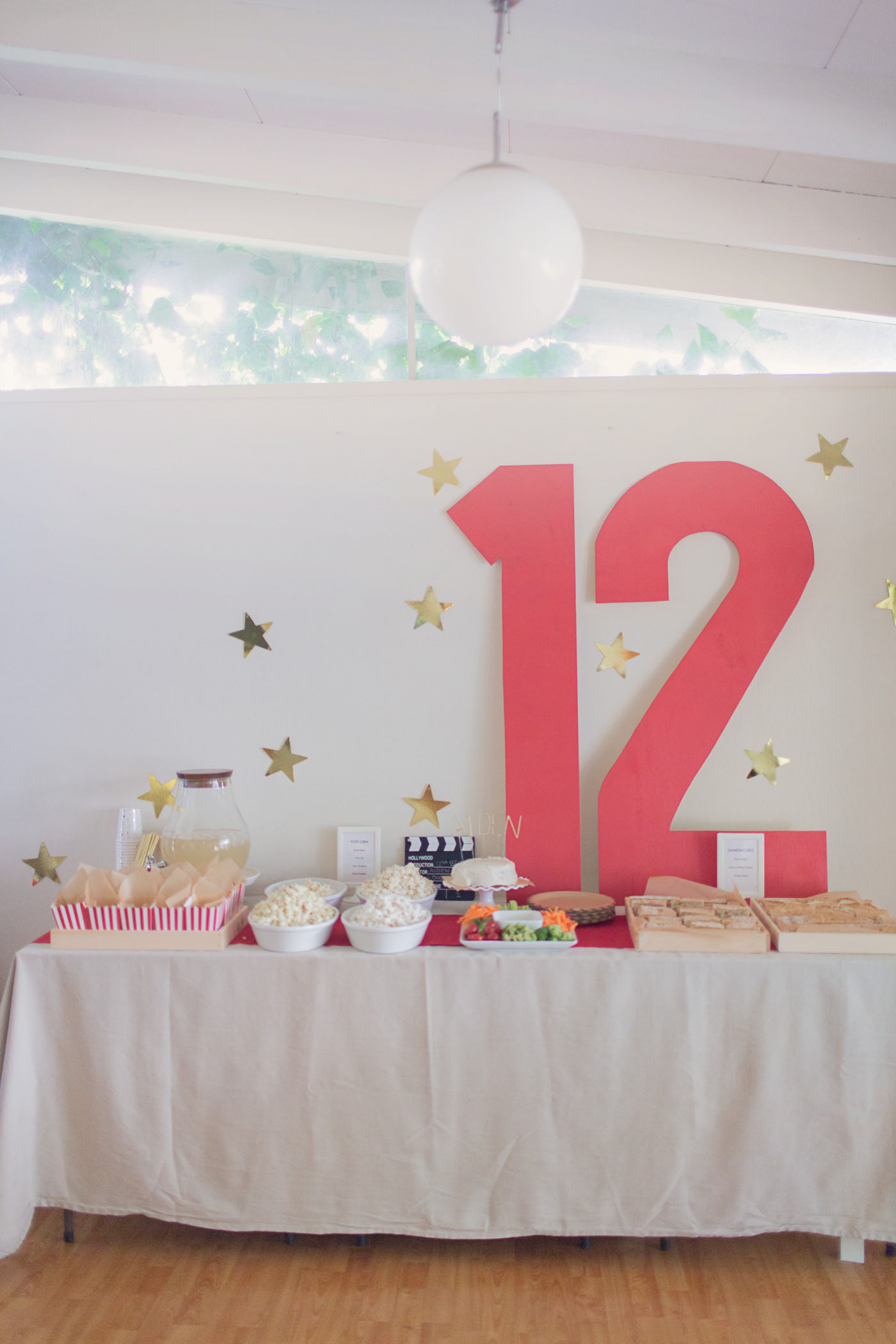 A Movie inspired pre-teen birthday party
