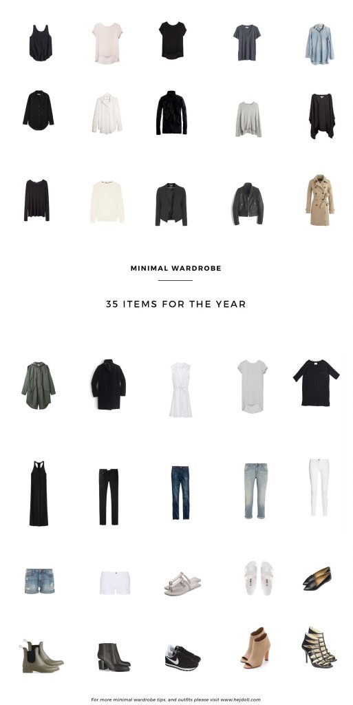 Minimal Wardrobe 2016 Update - Hej Doll | Simple modern living by ...