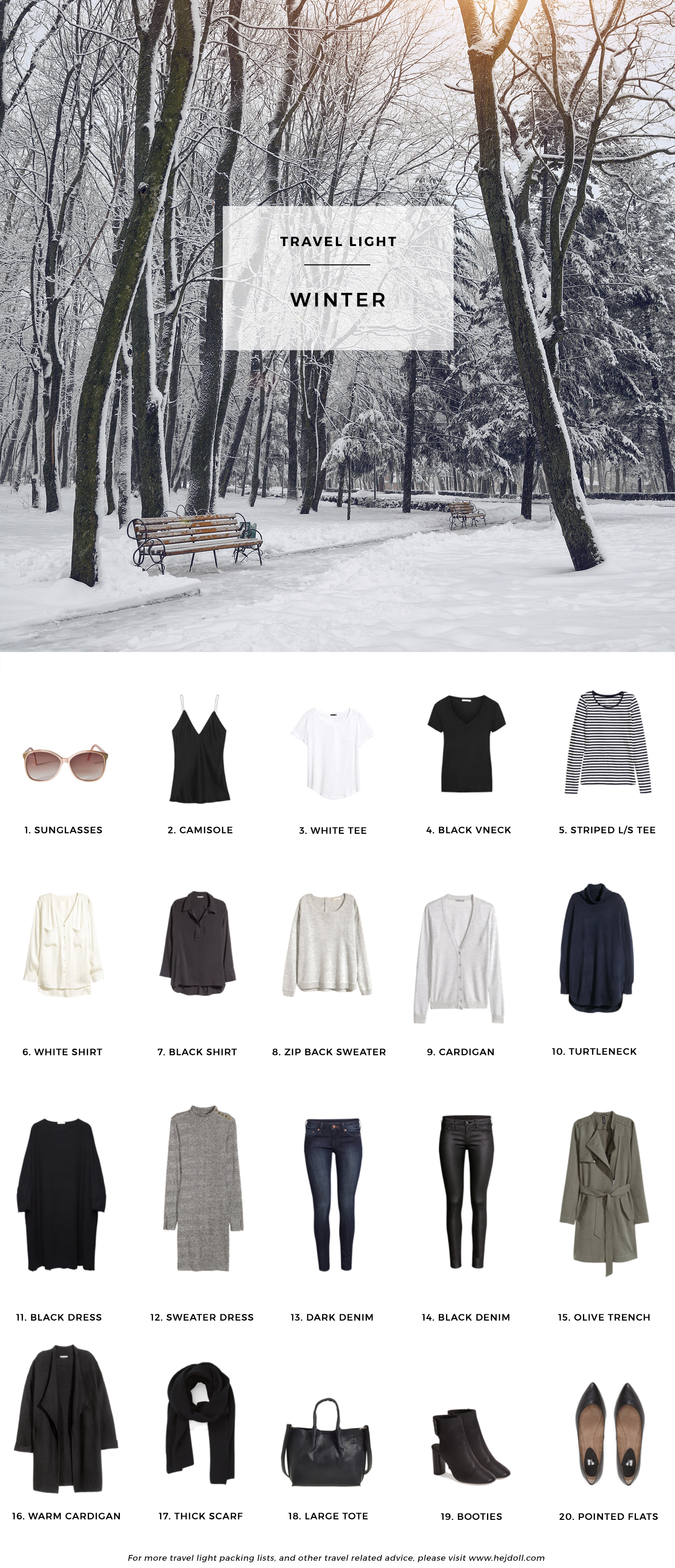 Winter Packing List On A Budget Hej Doll Simple Modern Living By 