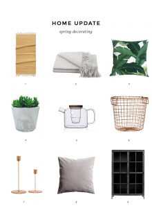 Home Update - Spring decorating and trends