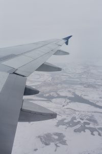 Flying from Salt Lake City, Utah