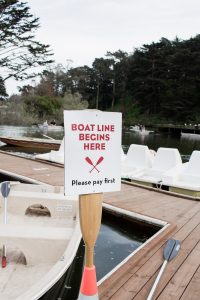 Stow Lake Boathouse and Pedal Boats in Golden Gate Park