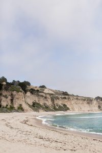 Greyhound Rock Beach near Davenport, California