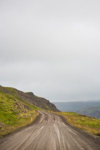 Driving in Northern Iceland