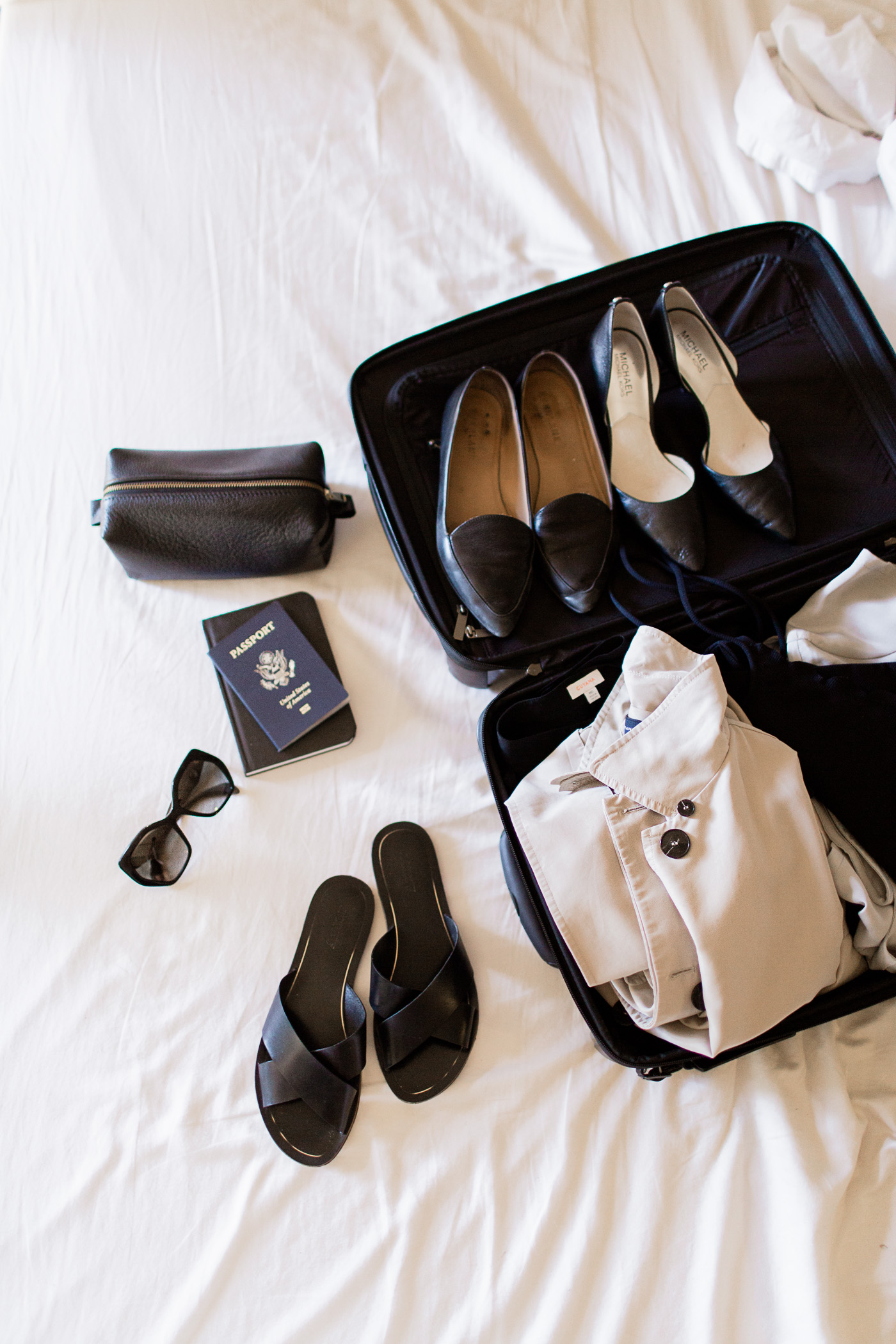 In my bag, packing for Vancouver, Canada