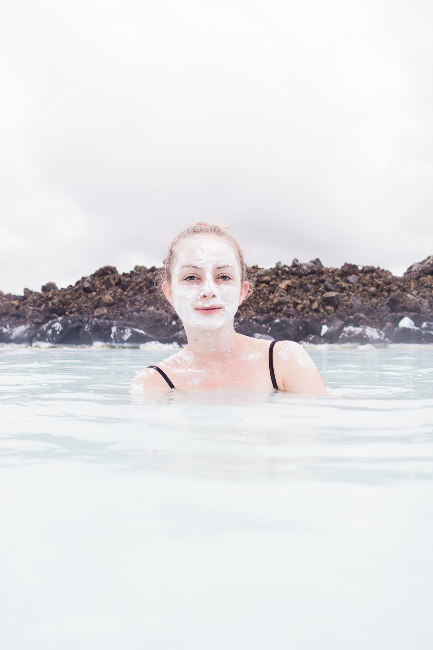 Silica Mud Mask at The Blue Lagoon in Iceland