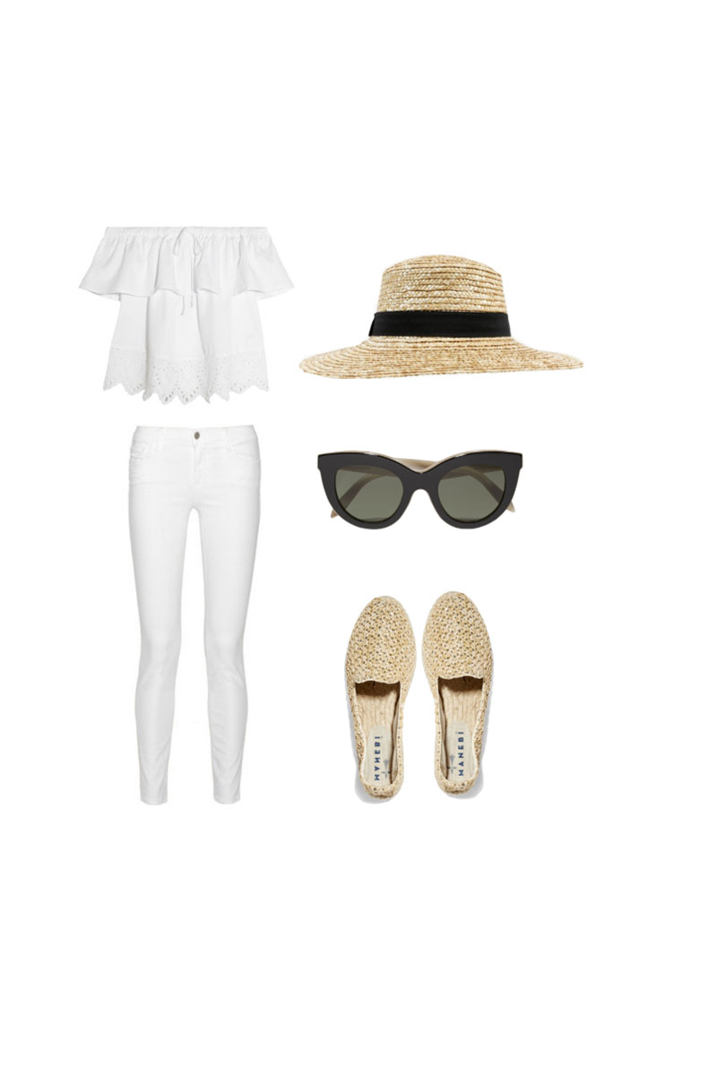 Casual outfit, part of a carry-on packing list for the Canary Islands.