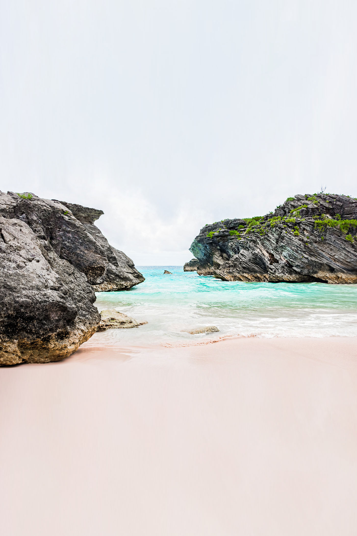 Pink Sand Beach, in the Bahamas