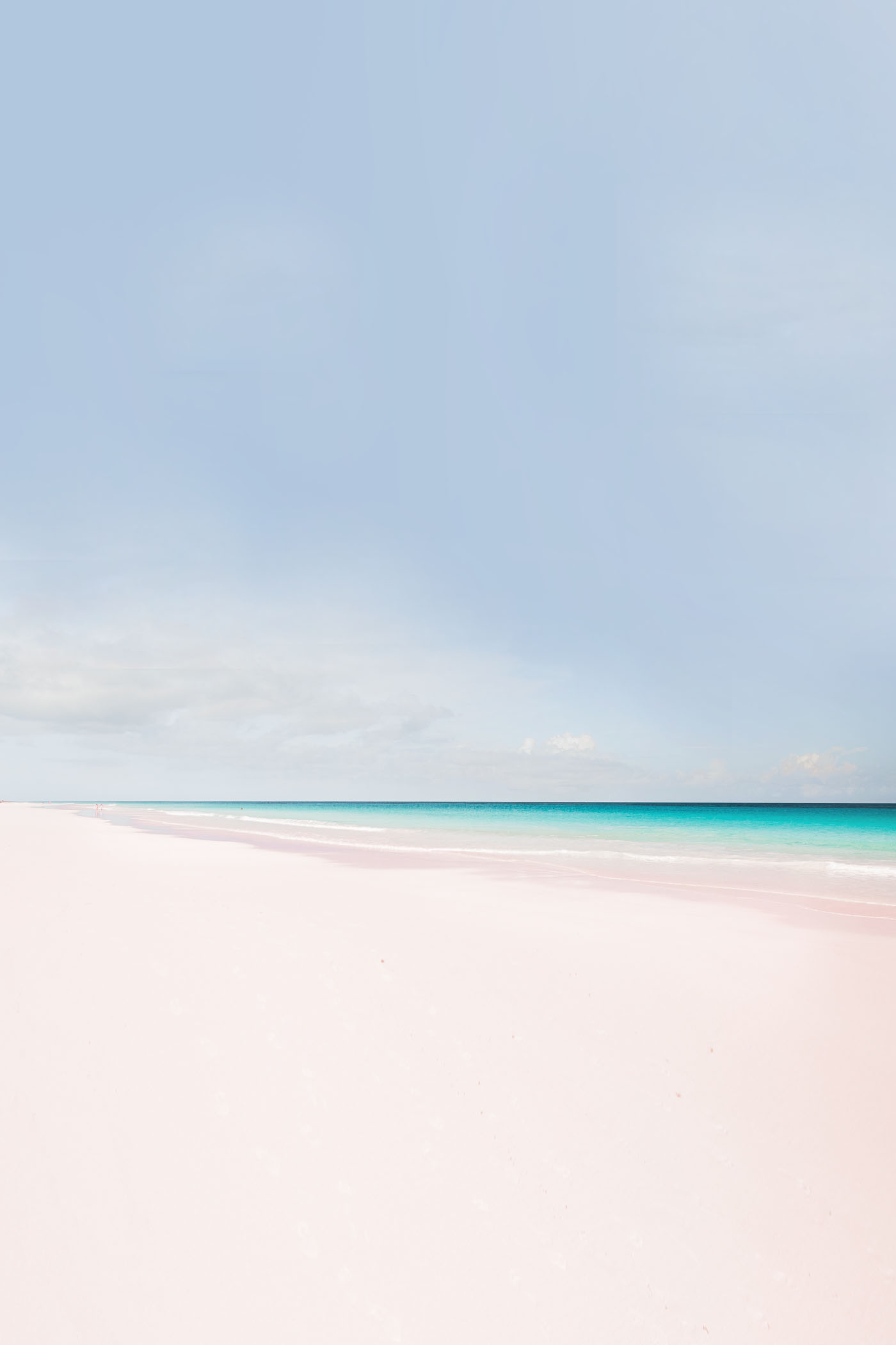 Pink Sand Beach, in the Bahamas