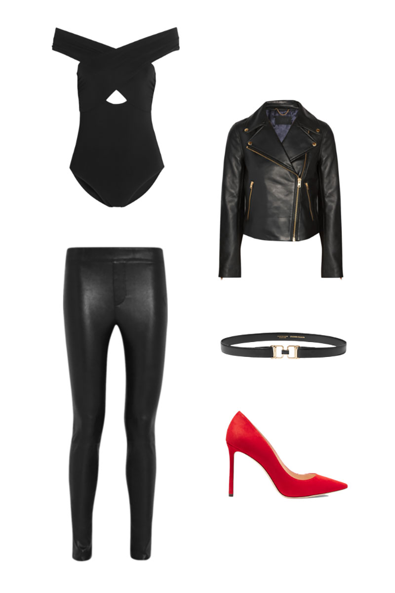 High fashion Halloween, Bad Sandy from Grease costume. Easy costumes you can dress up as using your current wardrobe.