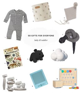 Perfect gifts for the babies and toddlers. Part of a well-curated gift guide for everyone in your life.