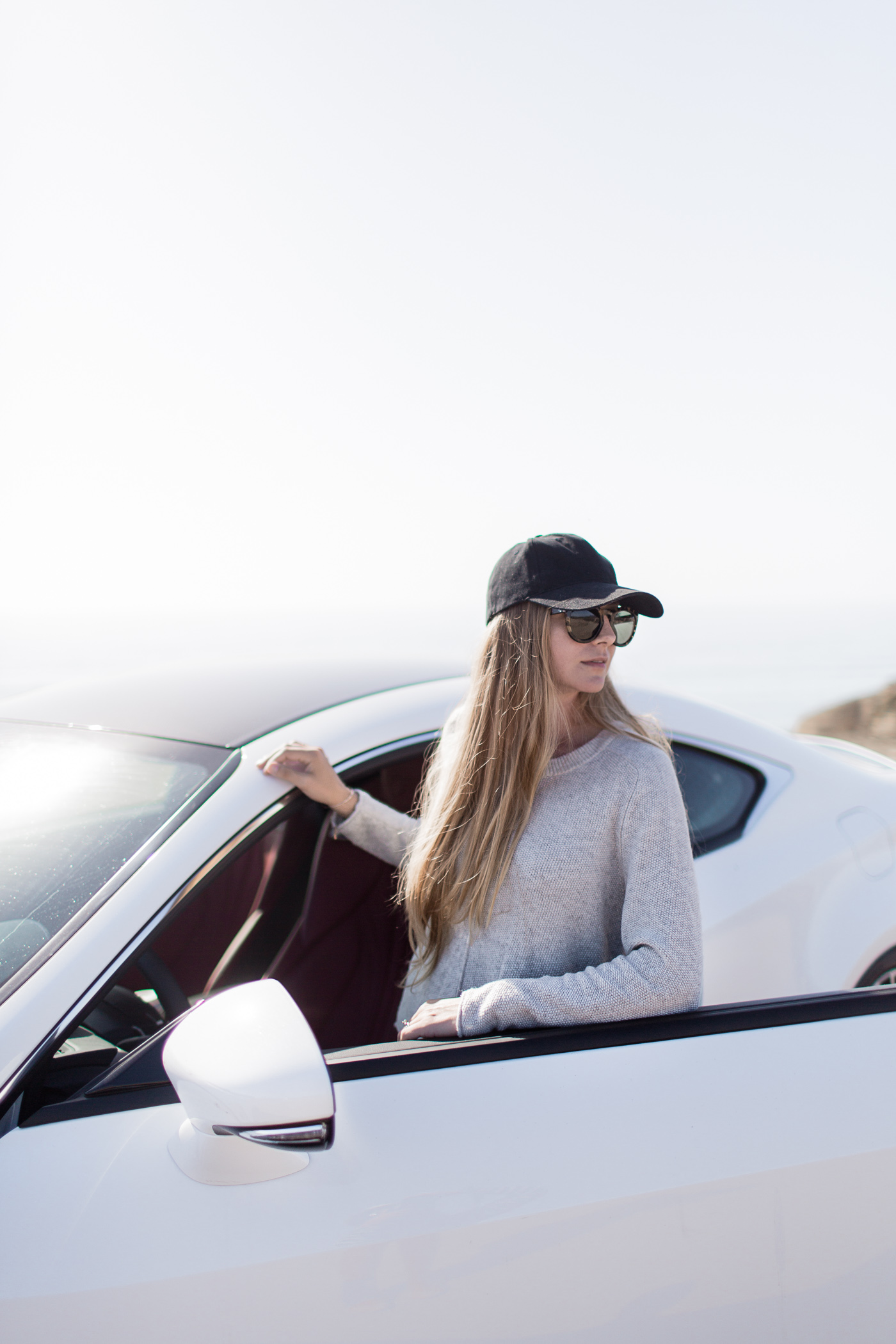 Lexus RC F, and the perfect road trip outfit.
