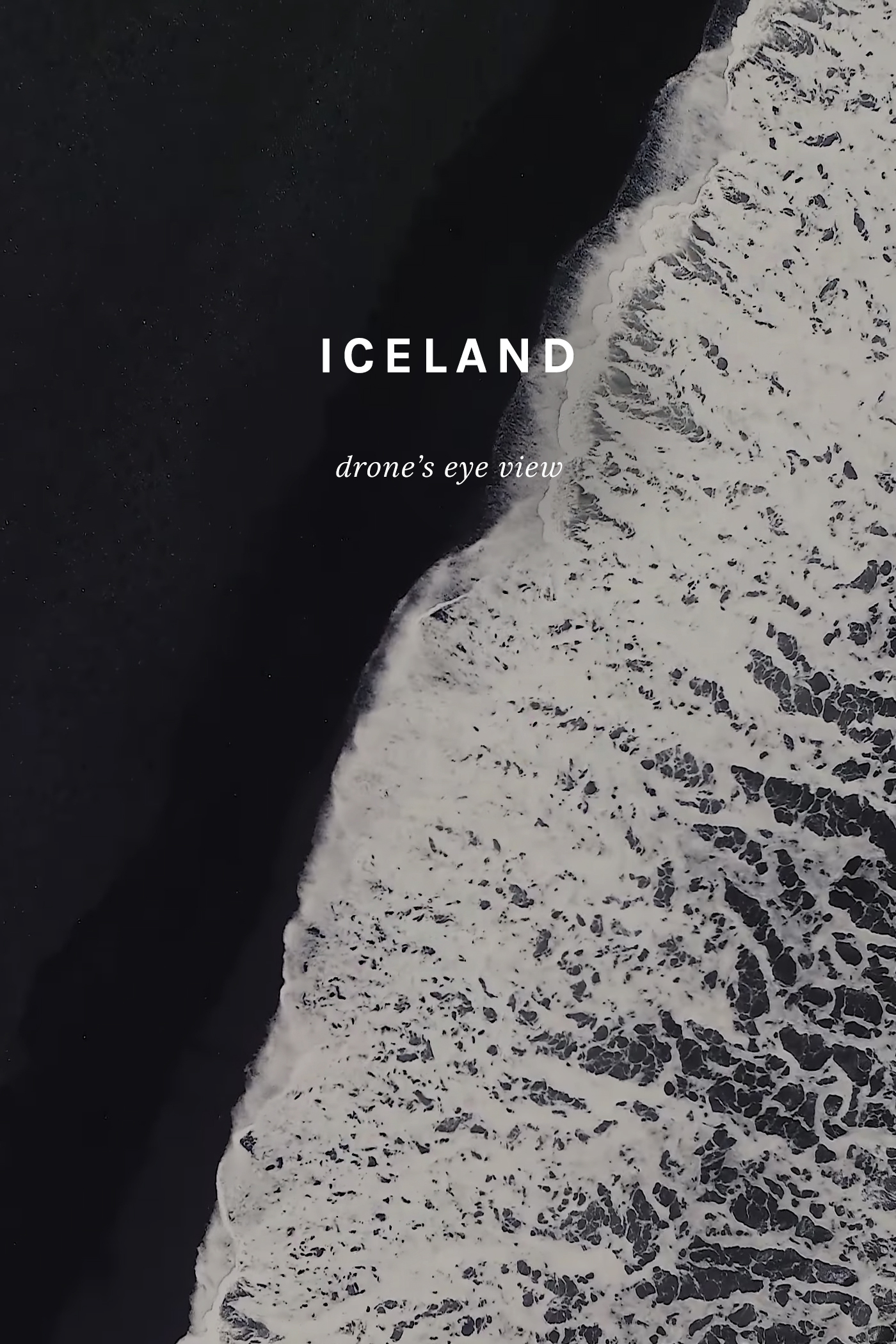 Iceland from above, a drone's view.