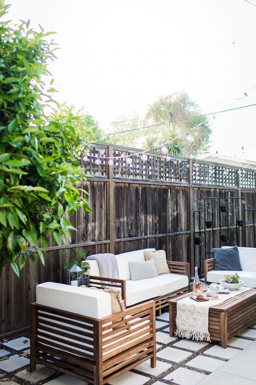 A California Outdoor Living Room - Hej Doll | Simple modern living by ...