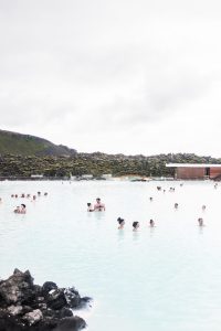 The Blue Lagoon in Iceland | What I wore in Iceland - 10 days of outfits from my carry-on only packing list as we traveled around Iceland's Ring Road.