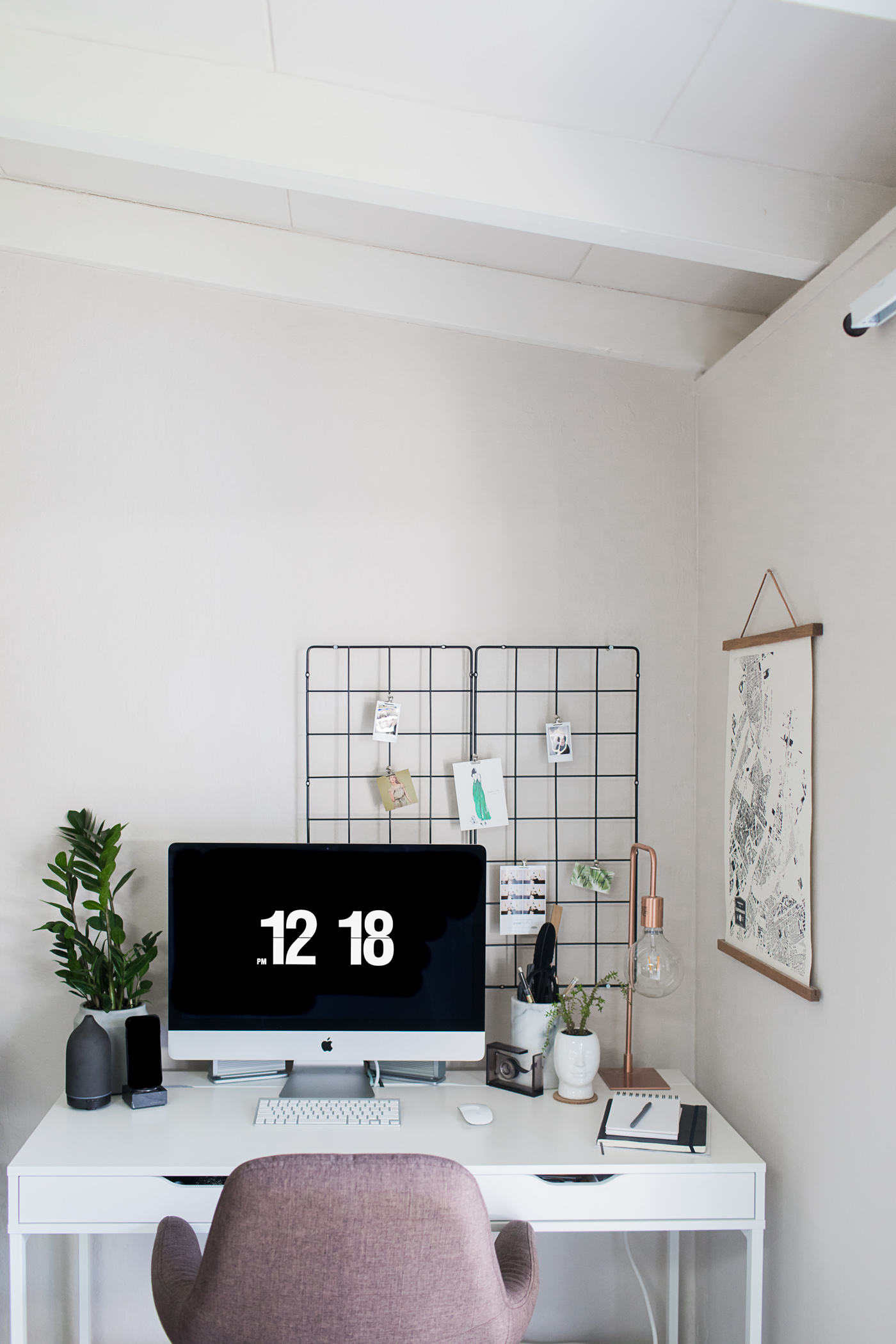 Work At Home Office, 5 easy tips to make your home office the most productive and happy space in your home.