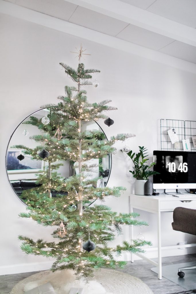 Simple Christmas Decor - Scandinavian inspired, neutral, and stress free.