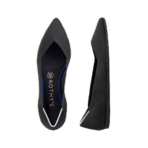 Rothy's The Point shoe in black