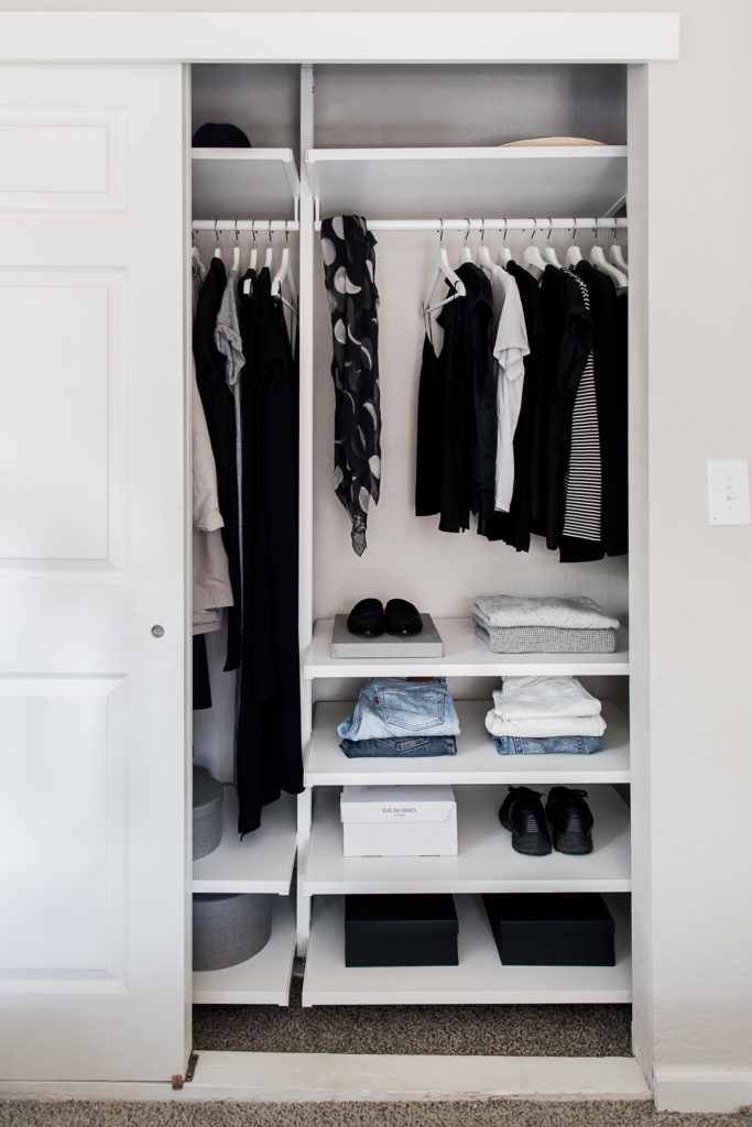 An Ikea Closet Makeover Before & After - Hej Doll | Simple modern ...